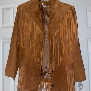 AUTHENTIC SUEDE FRINGE JACKET